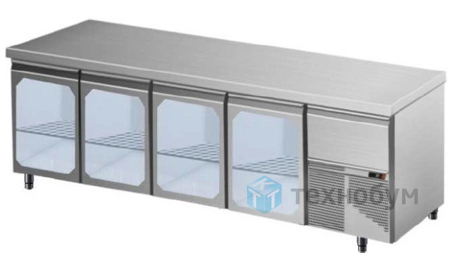 Стол холодильный Inox Electric DIAM-4P 1C GL 600