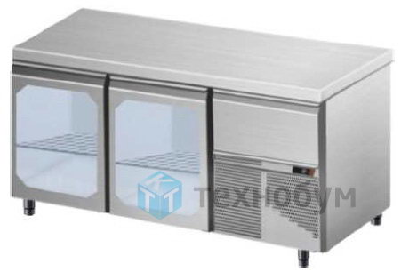 Стол холодильный Inox Electric DIAM-2P  1C GL 600