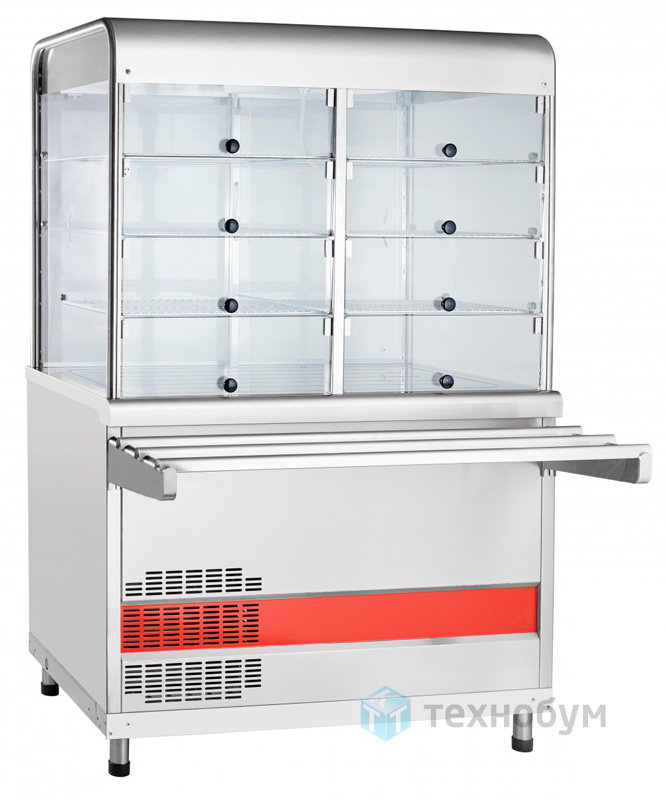 Прилавок-витрина холодильный ABAT «Аста» ПВВ-70КМ-С-НШ